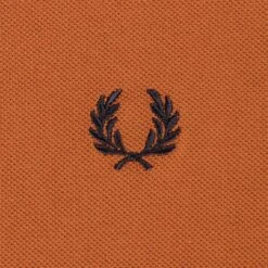Fred Perry M3600 Twin Tipped Polo Shirt - Nut Flake 6 Fred Perry M3600 Twin Tipped Polo Shirt - Nut Flake -Stuarts Fashion Store fred perry m3600 twin tipped polo shirt nut flake p61161 907770 image