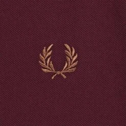 Fred Perry M3600 Twin Tipped Polo Shirt - Oxblood -Stuarts Fashion Store fred perry m3600 twin tipped polo shirt oxblood p59477 877169 image