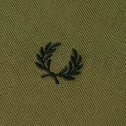 Fred Perry M3600 Twin Tipped Polo Shirt - Uniform Green 6 Fred Perry M3600 Twin Tipped Polo Shirt - Uniform Green -Stuarts Fashion Store fred perry m3600 twin tipped polo shirt uniform green p55343 778268 image