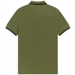Fred Perry M3600 Twin Tipped Polo Shirt - Uniform Green 7 Fred Perry M3600 Twin Tipped Polo Shirt - Uniform Green -Stuarts Fashion Store fred perry m3600 twin tipped polo shirt uniform green p55343 778274 image