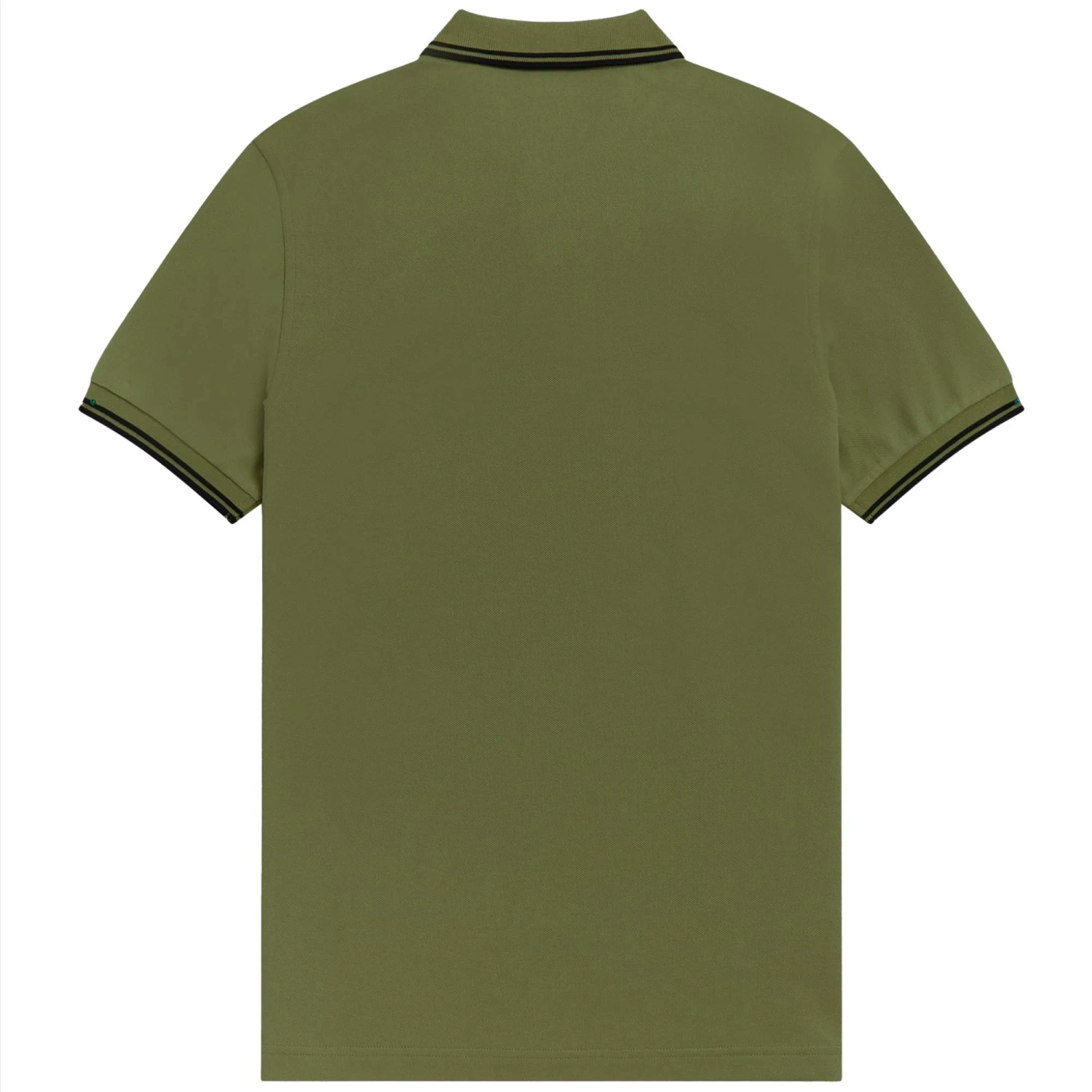 Fred Perry M3600 Twin Tipped Polo Shirt - Uniform Green 4 Fred Perry M3600 Twin Tipped Polo Shirt - Uniform Green - Image 4
