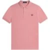 Fred Perry M6000 Plain Polo Shirt - Chalk Pink