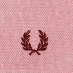 Fred Perry M6000 Plain Polo Shirt - Chalk Pink -Stuarts Fashion Store fred perry m6000 plain polo shirt chalk pink p58950 863519 image