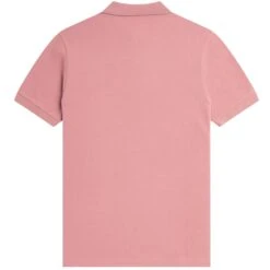 Fred Perry M6000 Plain Polo Shirt - Chalk Pink -Stuarts Fashion Store fred perry m6000 plain polo shirt chalk pink p58950 863524 image