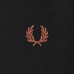 Fred Perry Panelled Long Sleeve Polo Shirt - Black -Stuarts Fashion Store fred perry panelled long sleeve polo shirt black p60972 900099 image