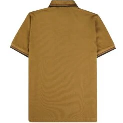 Fred Perry Reissues M12 Twin Tipped Polo Shirt - Dark Caramel 7 Fred Perry Reissues M12 Twin Tipped Polo Shirt - Dark Caramel -Stuarts Fashion Store fred perry reissues m12 twin tipped polo shirt dark caramel p59468 877494 image