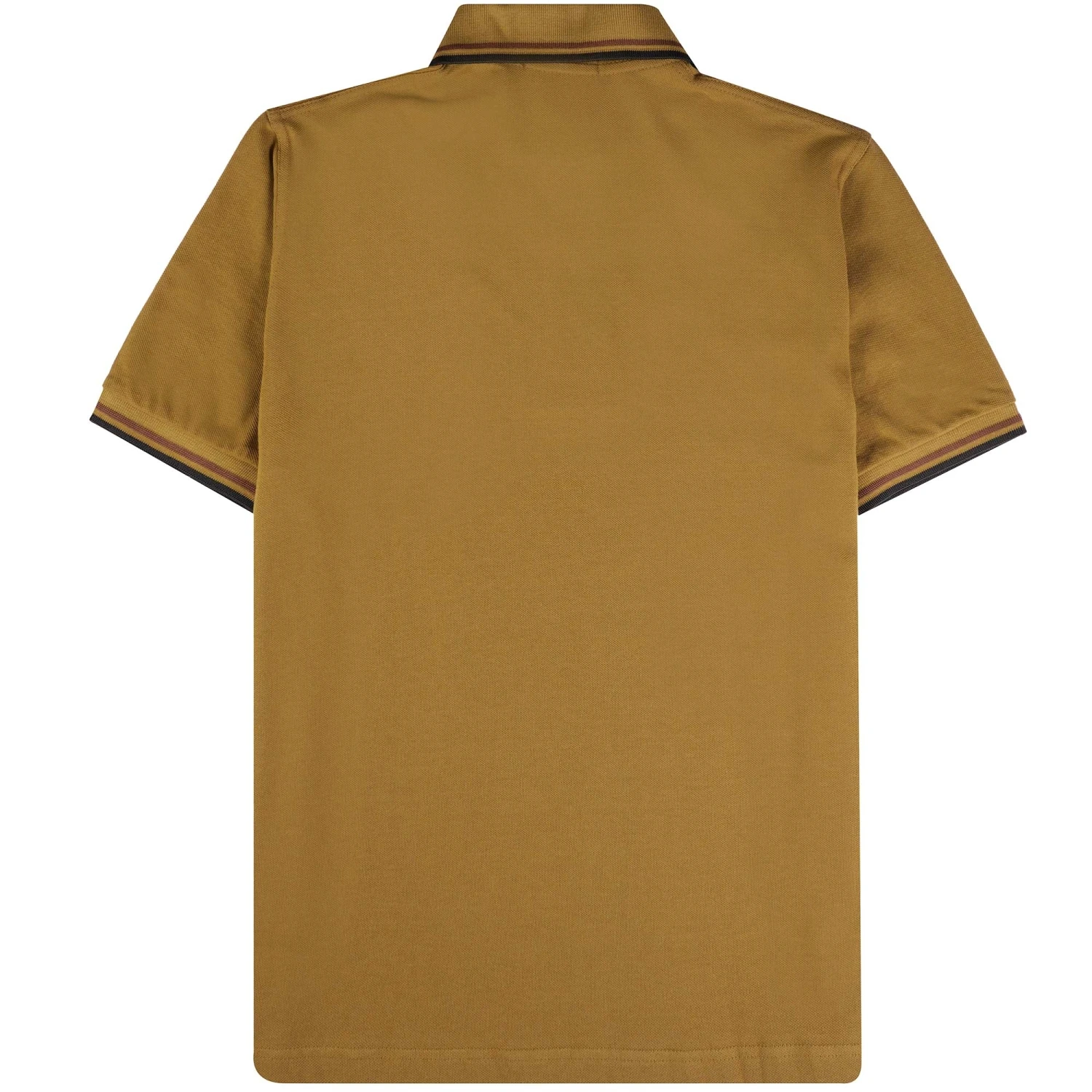 Fred Perry Reissues M12 Twin Tipped Polo Shirt - Dark Caramel 4 Fred Perry Reissues M12 Twin Tipped Polo Shirt - Dark Caramel - Image 4