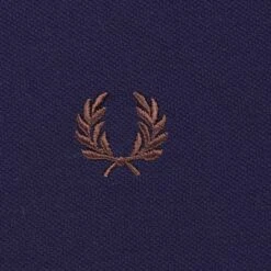 Fred Perry Reissues M12 Twin Tipped Polo Shirt - Navy And Ecru -Stuarts Fashion Store fred perry reissues m12 twin tipped polo shirt navy and ecru p58974 864425 image