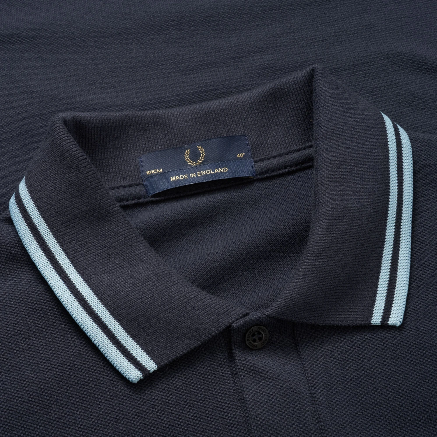 Fred Perry Reissues M12 Twin Tipped Polo Shirt - Navy 2 Fred Perry Reissues M12 Twin Tipped Polo Shirt - Navy - Image 2