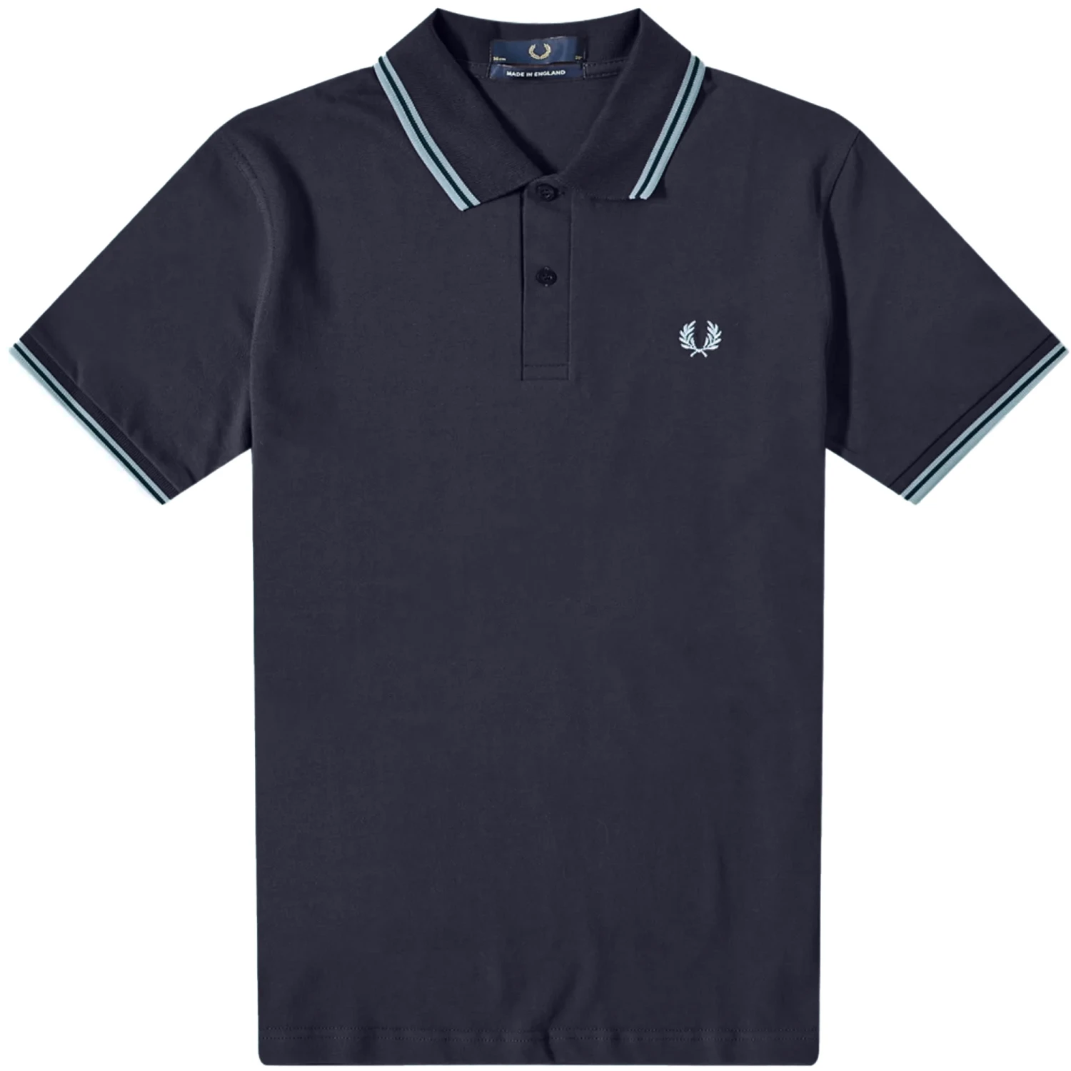 Fred Perry Reissues M12 Twin Tipped Polo Shirt - Navy 1 Fred Perry Reissues M12 Twin Tipped Polo Shirt - Navy