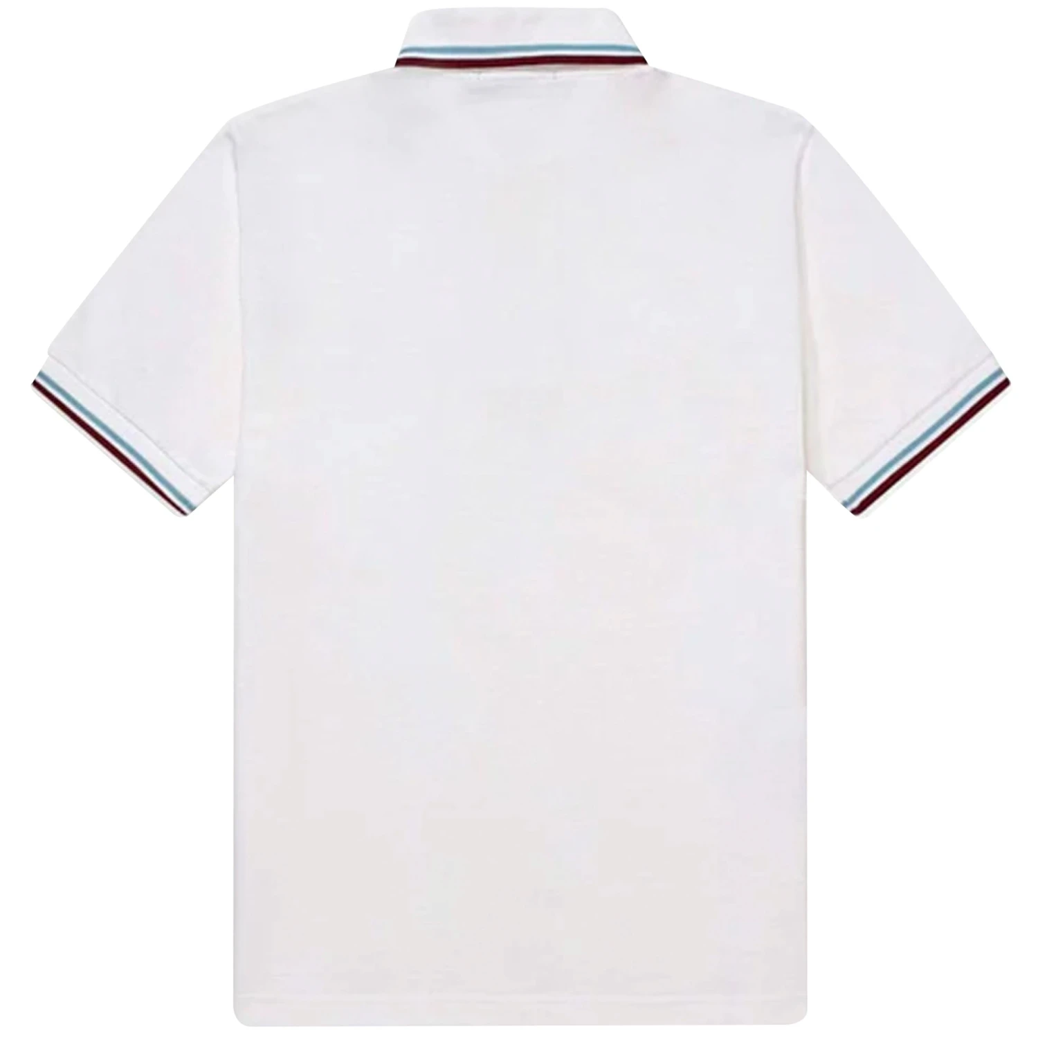 Fred Perry Reissues M12 Twin Tipped Polo Shirt - White/Ice 4 Fred Perry Reissues M12 Twin Tipped Polo Shirt - White/Ice - Image 4
