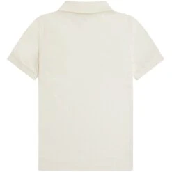 Fred Perry Textured Zip Neck Polo Shirt - Ecru 7 Fred Perry Textured Zip Neck Polo Shirt - Ecru -Stuarts Fashion Store fred perry textured zip neck polo shirt ecru p60588 892892 image