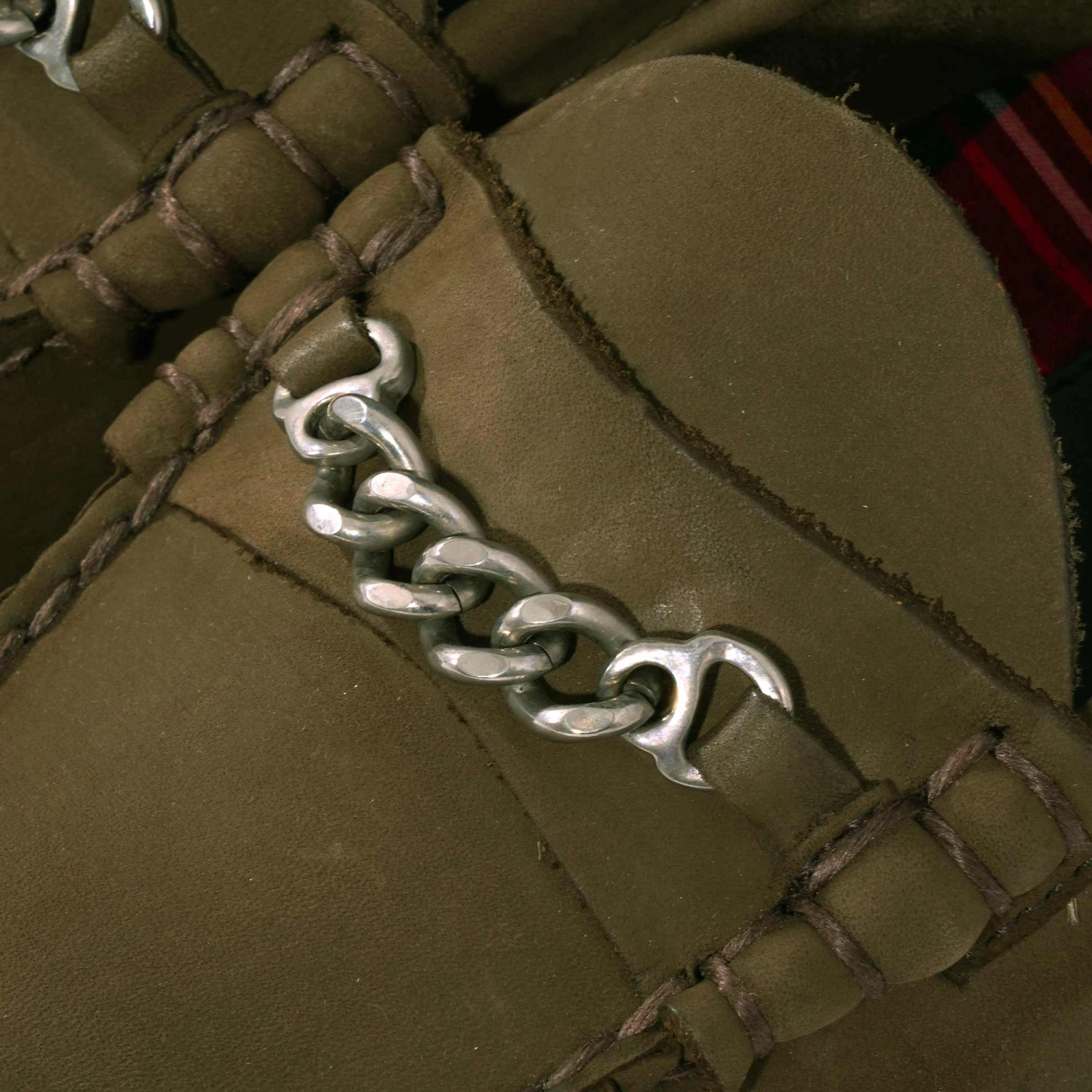 Fred Perry X G.H Bass Weejuns Nubuck Chain Penny Loafers - Bark 6 Fred Perry X G.H Bass Weejuns Nubuck Chain Penny Loafers - Bark - Image 6