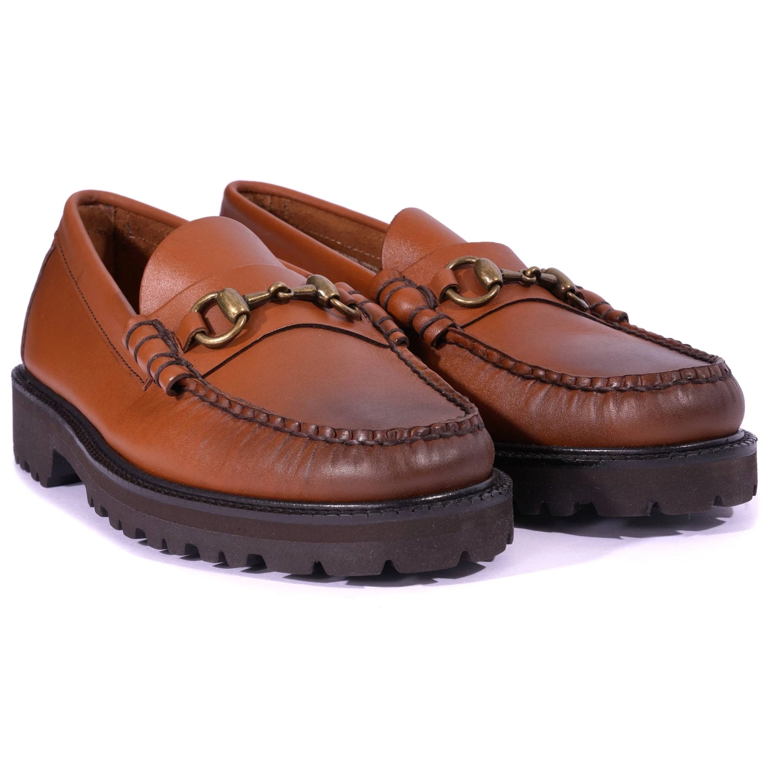 G.H. Bass Weejun 90s Lincoln Burnish Loafers - Tan 2 G.H. Bass Weejun 90s Lincoln Burnish Loafers - Tan - Image 2