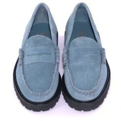 G.H. Bass Weejun Larson - Slate Blue 10 G.H. Bass Weejun Larson - Slate Blue -Stuarts Fashion Store g h bass weejun larson slate blue p55147 771388 image