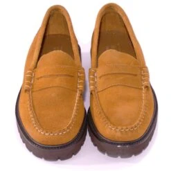 G.H. Bass Weejun Larson - Tan Suede 10 G.H. Bass Weejun Larson - Tan Suede -Stuarts Fashion Store g h bass weejun larson tan suede p55146 771212 image