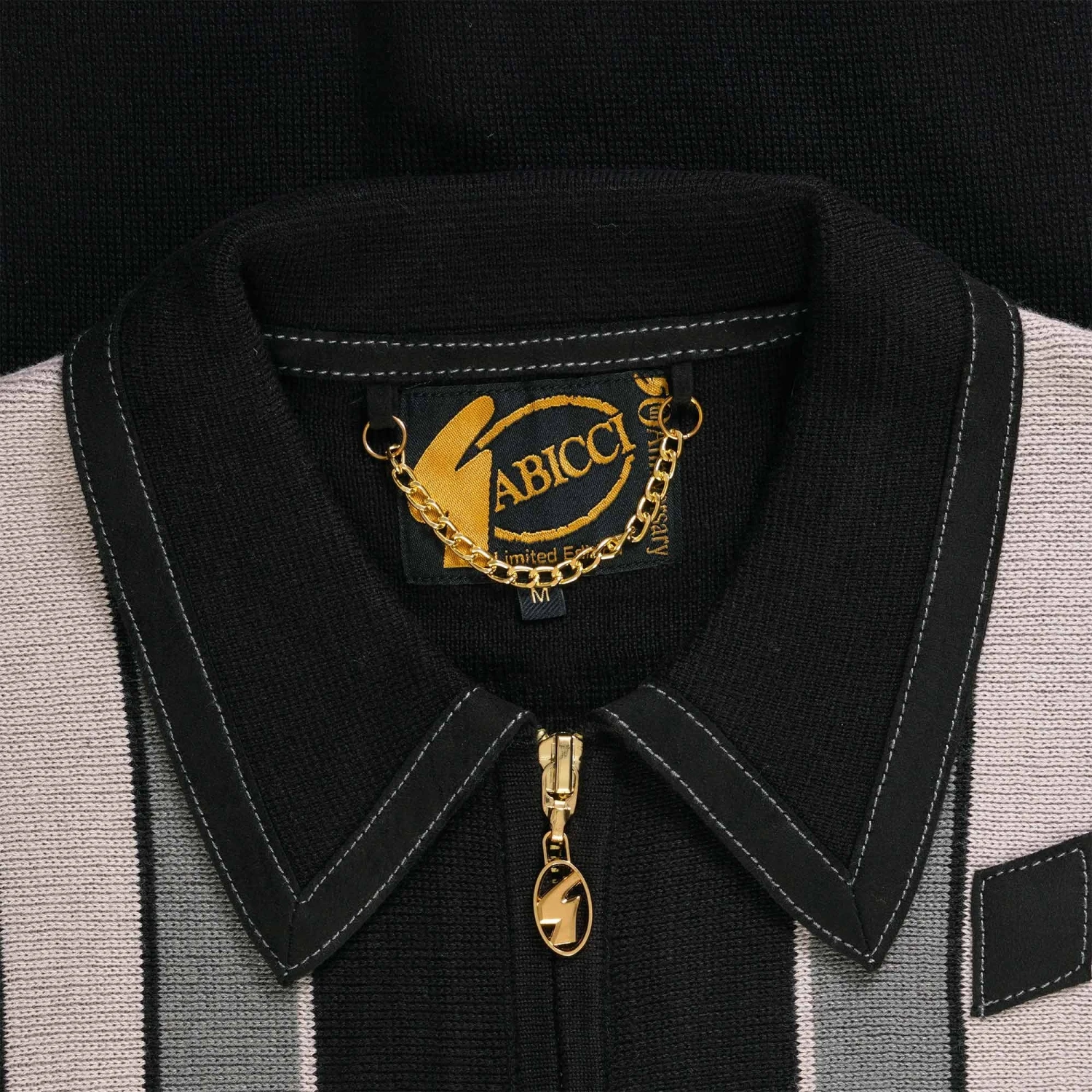 Gabicci Vintage 1973 50th Anniversary Dexter Shirt - Black 2 Gabicci Vintage 1973 50th Anniversary Dexter Shirt - Black - Image 2