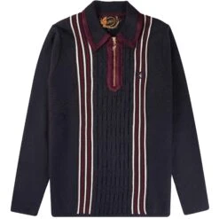Gabicci Vintage 1973 50th Anniversary Norman Polo Shirt - Navy