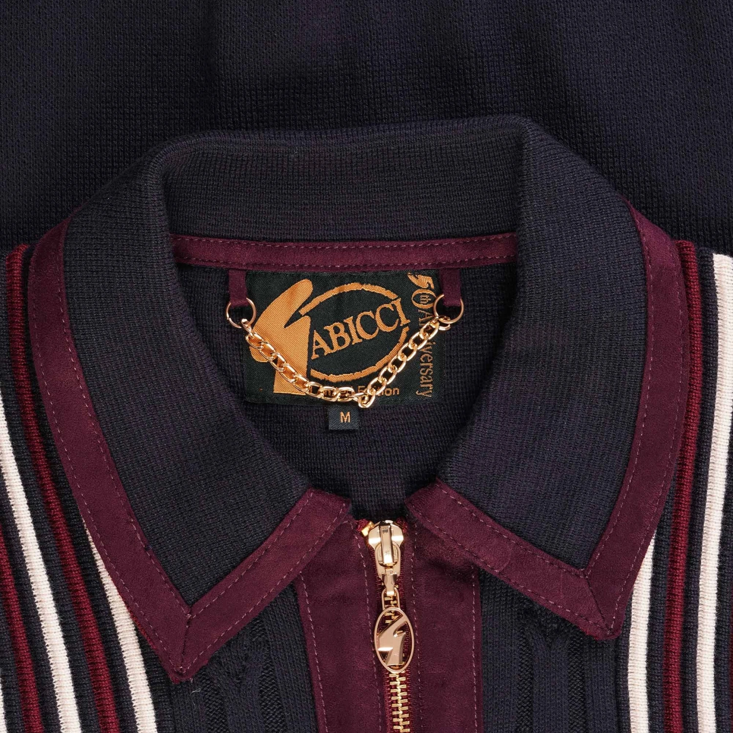 Gabicci Vintage 1973 50th Anniversary Norman Polo Shirt - Navy 2 Gabicci Vintage 1973 50th Anniversary Norman Polo Shirt - Navy - Image 2