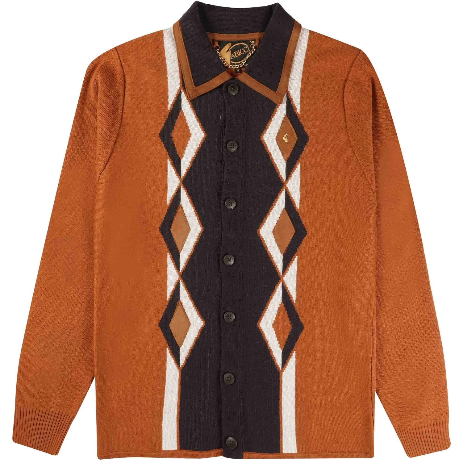 Gabicci Vintage 1973 50th Anniversary Penfold Polo Shirt - Toffee 1 Gabicci Vintage 1973 50th Anniversary Penfold Polo Shirt - Toffee