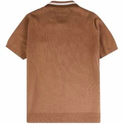 Gabicci Vintage 1973 50th Anniversary Robyn Zip Up Polo Shirt - Honeycomb -Stuarts Fashion Store gabicci vintage 1973 50th anniversary robyn zip up polo shirt honeycomb p58724 856953 image