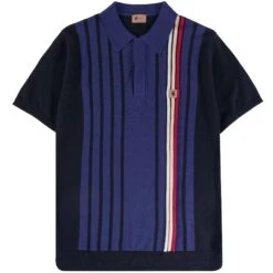 Gabicci Vintage 1973 Fellow Polo Shirt - Navy