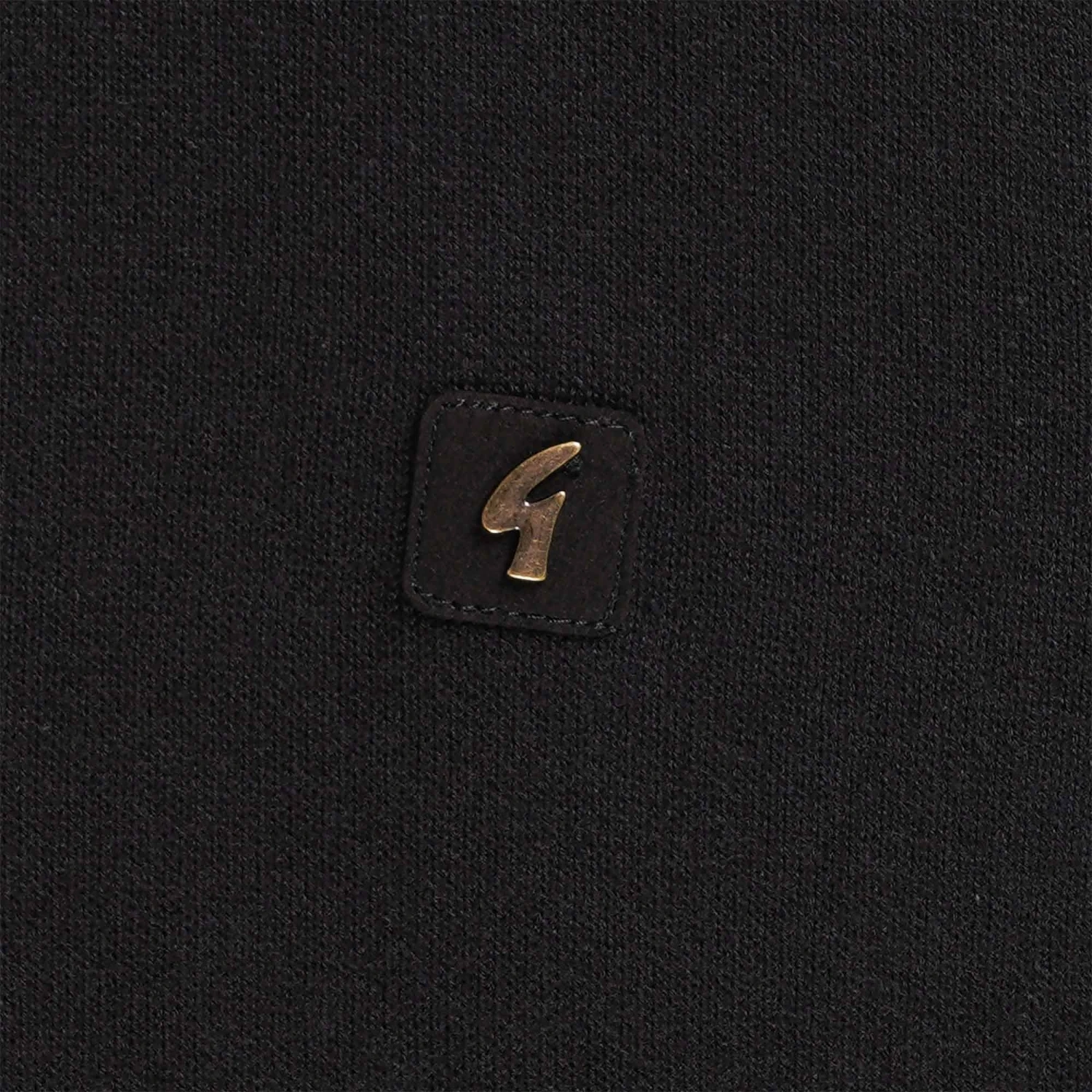 Gabicci Vintage 1973 Francesco Long Sleeved Polo Shirt - Black 3 Gabicci Vintage 1973 Francesco Long Sleeved Polo Shirt - Black - Image 3