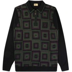 Gabicci Vintage 1973 Hutch Polo Shirt - Black