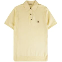 Gabicci Vintage 1973 Jackson Polo Shirt - Butter