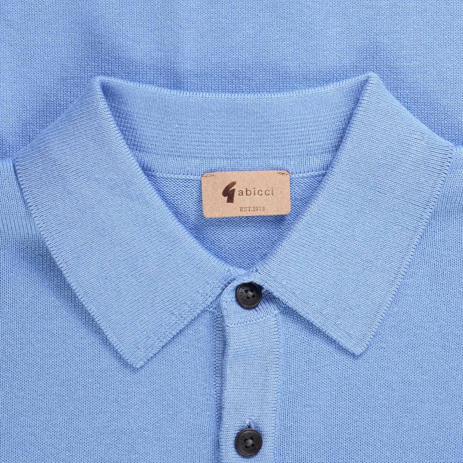 Gabicci Vintage 1973 Jackson Polo Shirt - Marina 2 Gabicci Vintage 1973 Jackson Polo Shirt - Marina - Image 2