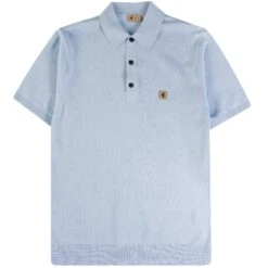 Gabicci Vintage 1973 Jackson Polo Shirt - Skylight