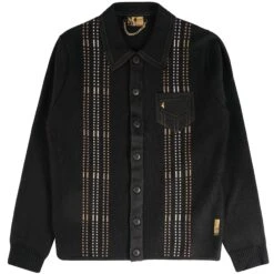 Gabicci Vintage 1973 Jimmy Shirt - Black