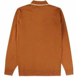 Gabicci Vintage 1973 Lineker Polo Shirt - Toffee -Stuarts Fashion Store gabicci vintage 1973 lineker polo shirt toffee p60766 902045 image