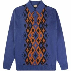 Gabicci Vintage 1973 Rufus Polo Shirt - Insignia