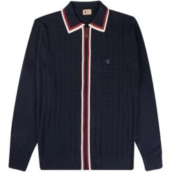 Gabicci Vintage 1973 Templo Polo Shirt - Navy