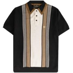 Gabicci Vintage 1973 X Stuarts Searle Polo Shirt - Black