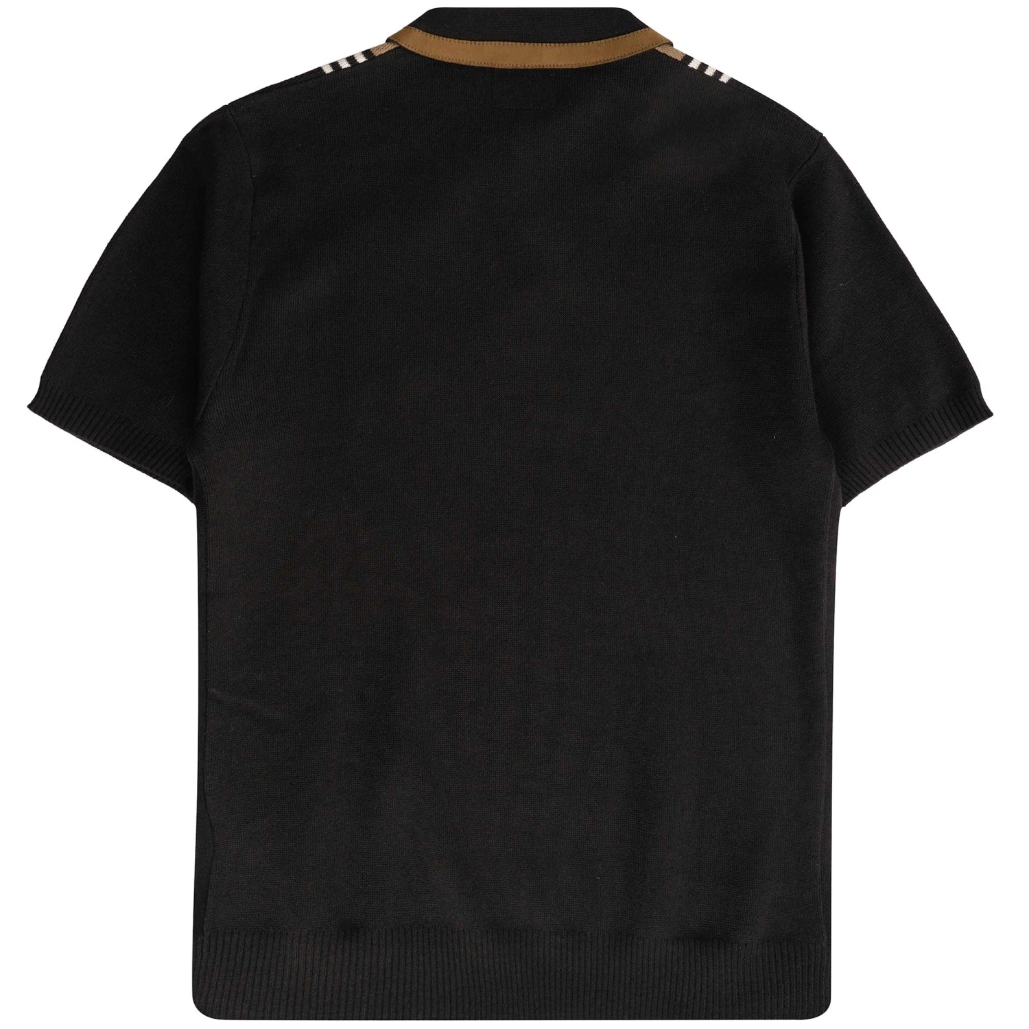 Gabicci Vintage 1973 X Stuarts Searle Polo Shirt - Black 4 Gabicci Vintage 1973 X Stuarts Searle Polo Shirt - Black - Image 4