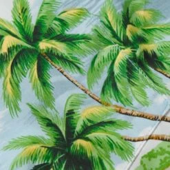 Go Barefoot Convertible-Collar Printed Cotton Shirt - Fiji Powder -Stuarts Fashion Store go barefoot convertible collar printed cotton shirt fiji powder p60515 886696 image