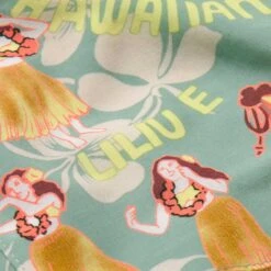 Go Barefoot Convertible-Collar Printed Cotton Shirt - Hula Royal 6 Go Barefoot Convertible-Collar Printed Cotton Shirt - Hula Royal -Stuarts Fashion Store go barefoot convertible collar printed cotton shirt hula royal p60511 886751 image