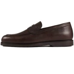 Harrys London Beck G Pull Up Calf Loafers - Ebony