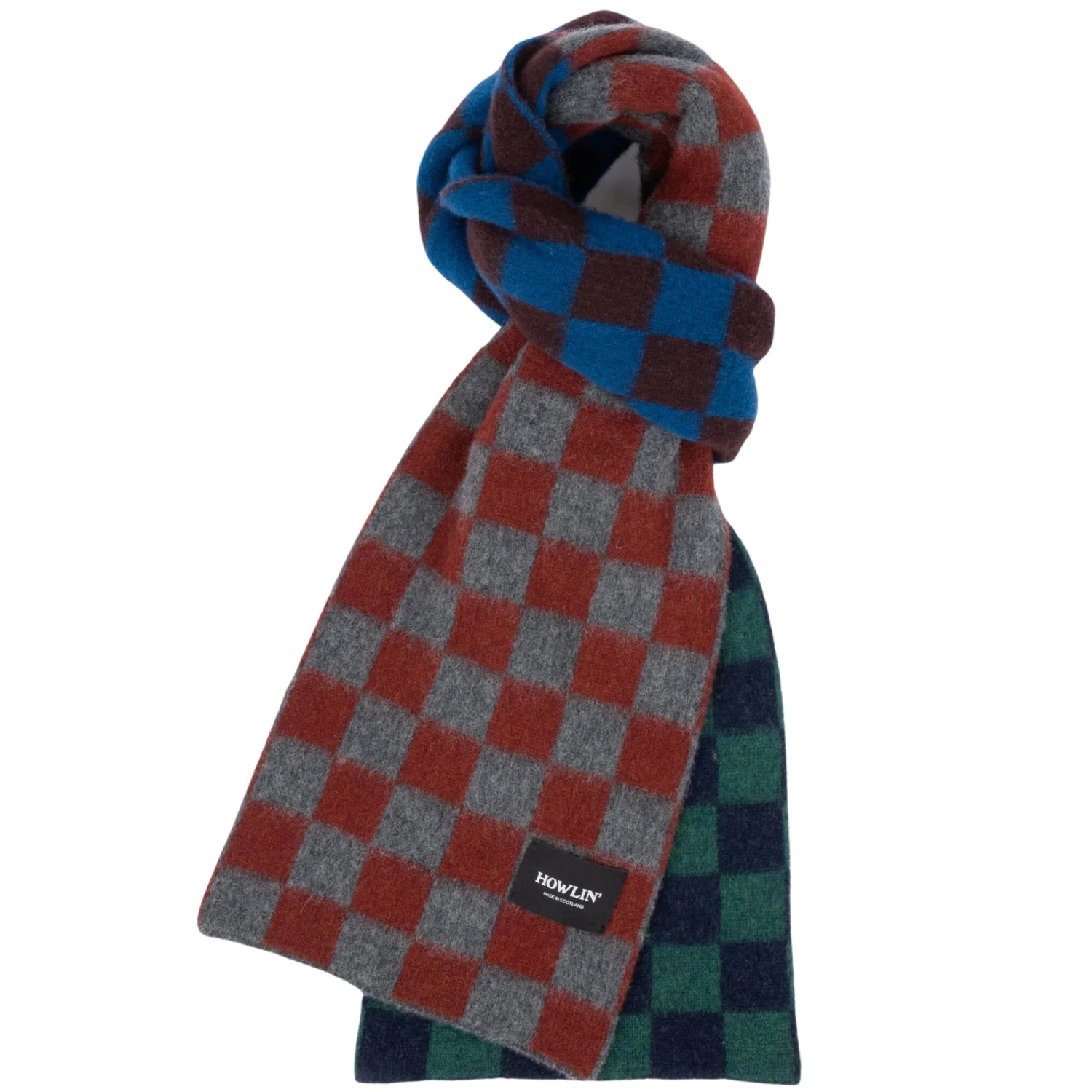 Howlin' Cosmic Checkerboard Scarf - Cosmic 1 Howlin' Cosmic Checkerboard Scarf - Cosmic