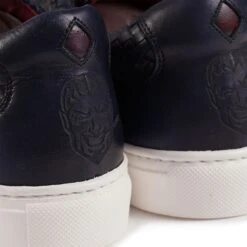 Jeffery West Apollo Woven Leather - Navy -Stuarts Fashion Store jeffery west apollo woven leather navy p59192 871694 image