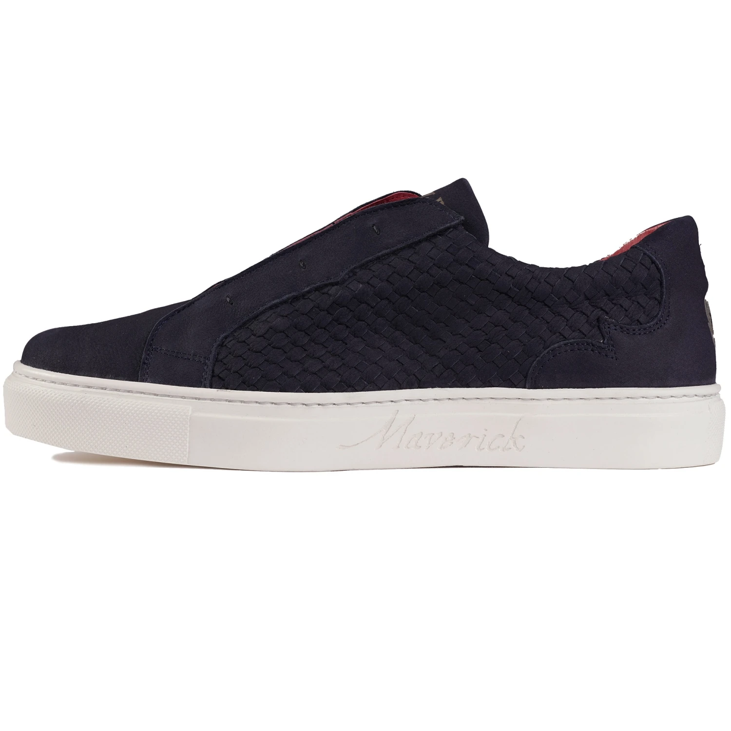 Jeffery West Apollo Woven Nubuck Leather - Navy 1 Jeffery West Apollo Woven Nubuck Leather - Navy