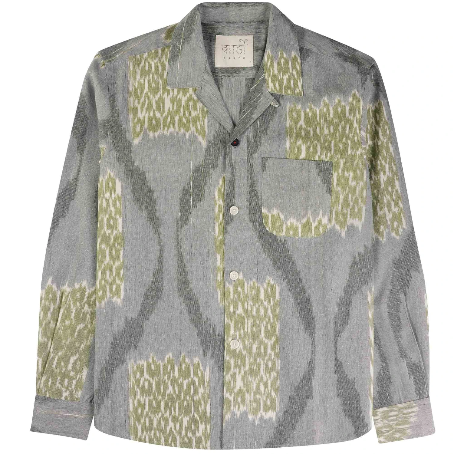 Kardo Ronen Shirt - Grey And Green