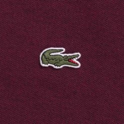 Lacoste L.12.12 Long Sleeve Heathered Cotton Polo Shirt - Bordeaux 6 Lacoste L.12.12 Long Sleeve Heathered Cotton Polo Shirt - Bordeaux -Stuarts Fashion Store lacoste l 12 12 long sleeve heathered cotton polo shirt bordeaux p60484 885561 image