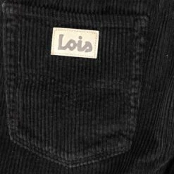 Lois Jeans Dallas Jumbo Cord Trousers - Black 6 Lois Jeans Dallas Jumbo Cord Trousers - Black -Stuarts Fashion Store lois jeans dallas jumbo cord trousers black p47159 785860 image
