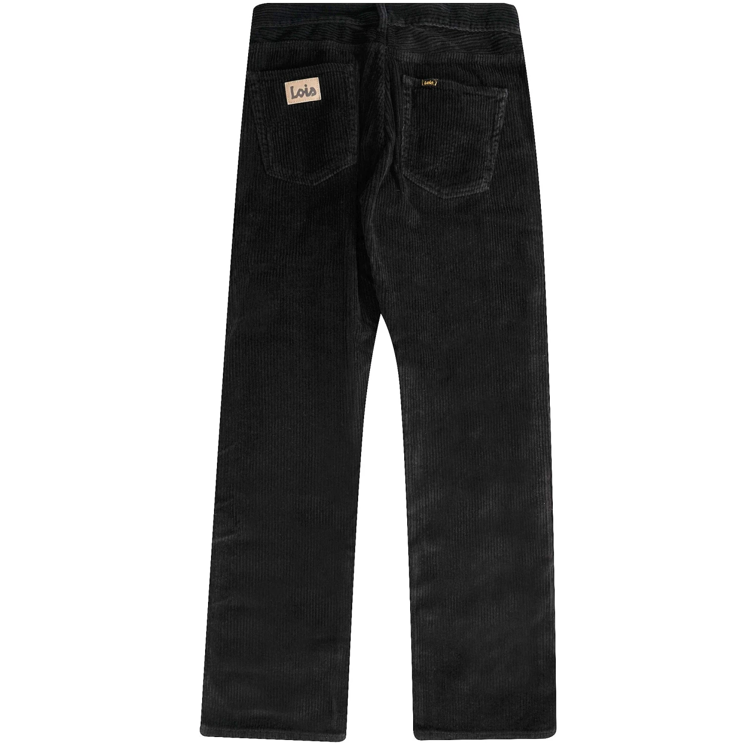 Lois Jeans Dallas Jumbo Cord Trousers - Black 4 Lois Jeans Dallas Jumbo Cord Trousers - Black - Image 4
