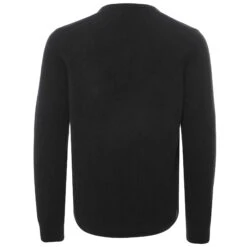 Lyle & Scott X Stuarts London Plain Lambswool V-Neck Jumper - Jet Black -Stuarts Fashion Store lyle scott x stuarts london plain lambswool v neck jumper jet black p51870 705086 image