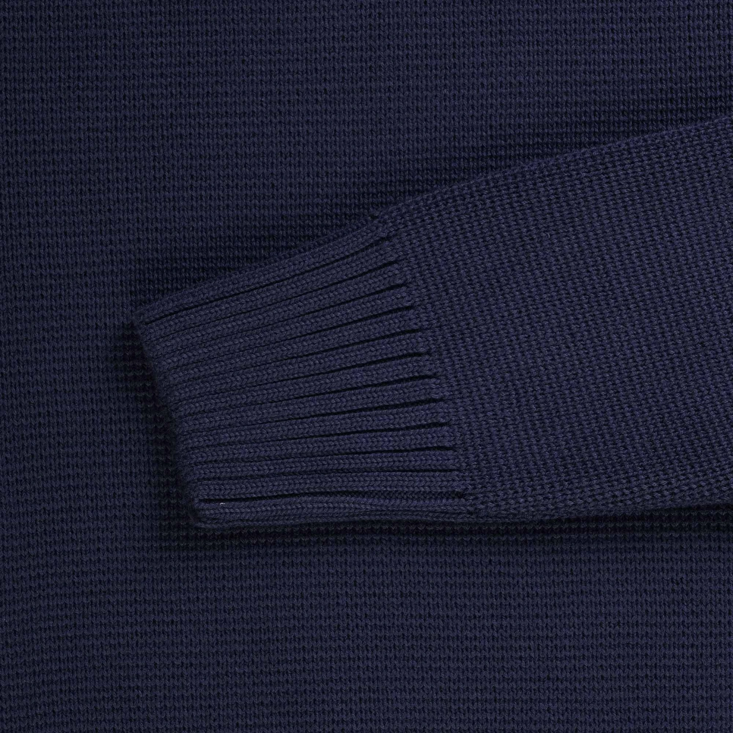 Ma Strum Milano Knit Crew Neck Sweater - True Navy 3 Ma Strum Milano Knit Crew Neck Sweater - True Navy - Image 3