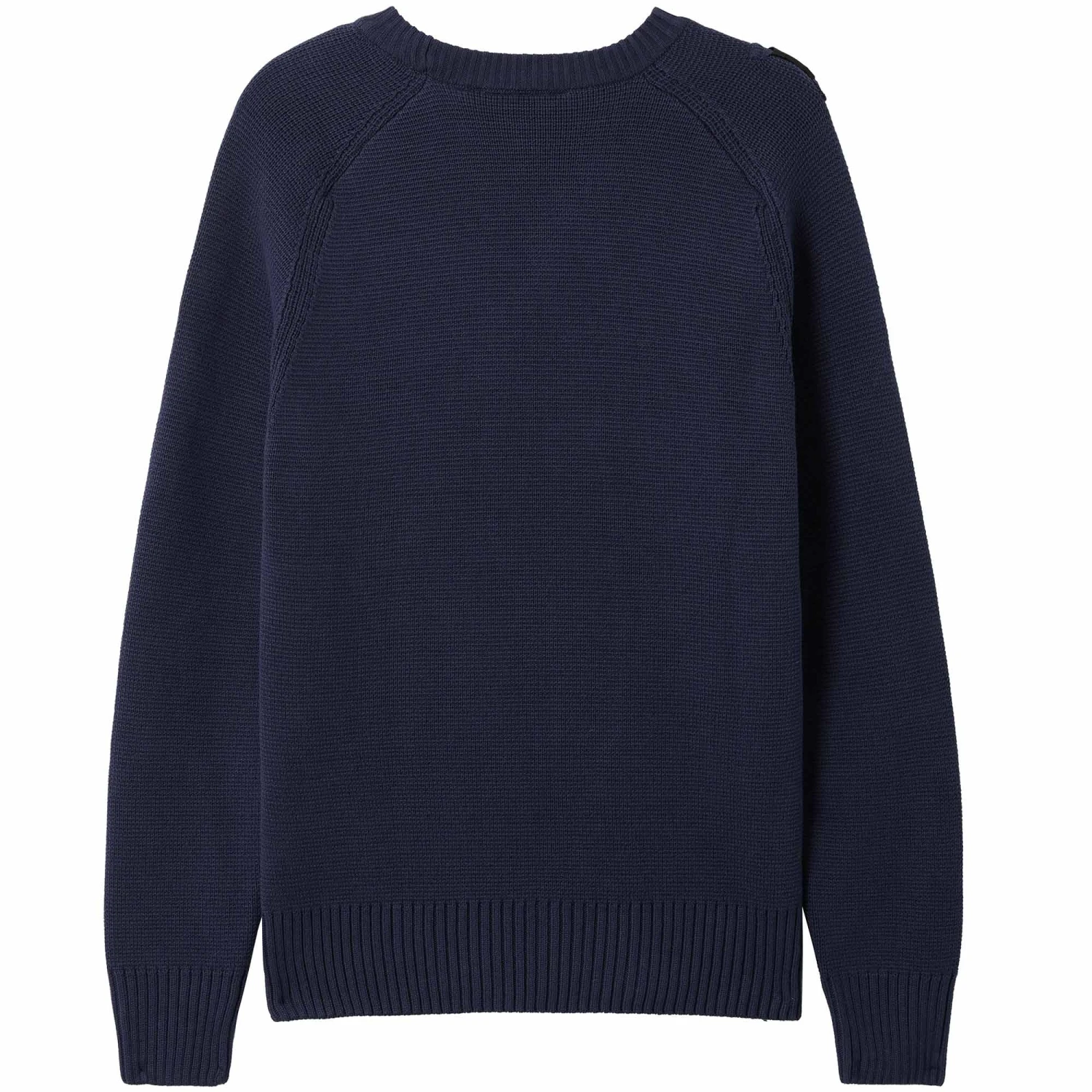 Ma Strum Milano Knit Crew Neck Sweater - True Navy 4 Ma Strum Milano Knit Crew Neck Sweater - True Navy - Image 4